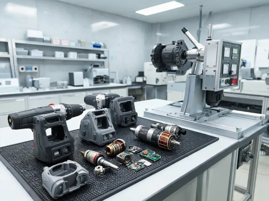 Dewalt prototype and test bench
