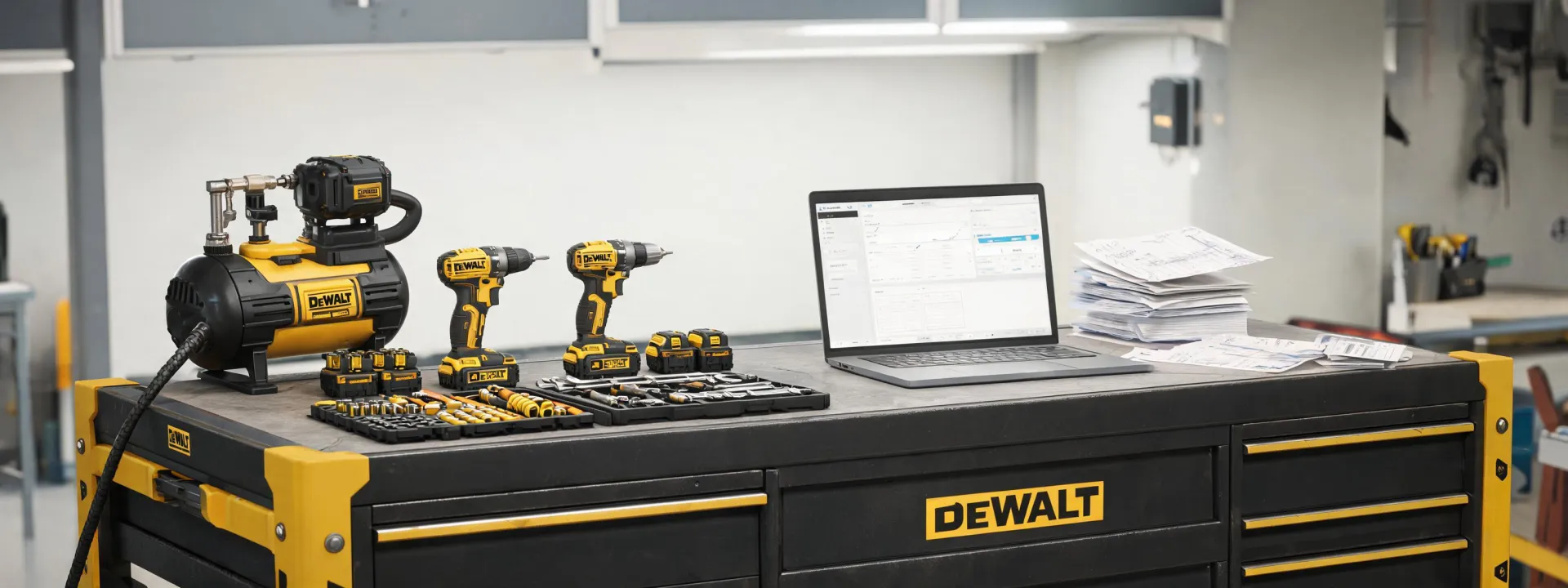 Dewalt support and tool planning workspace