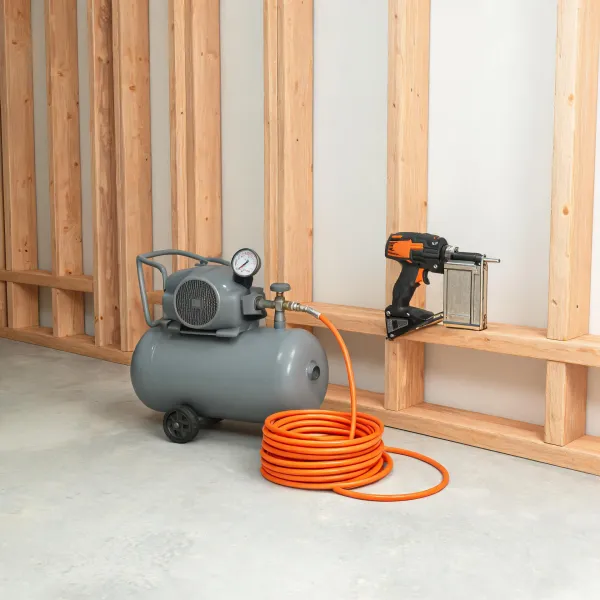 Pneumatic nailer and compressor
