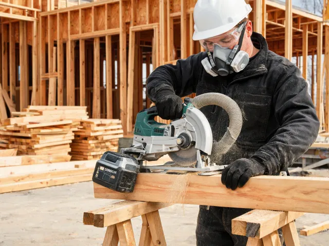 Circular saw framing setup
