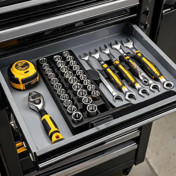 Hand tool storage drawer