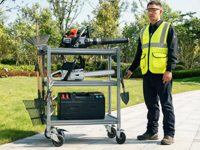 Facility grounds maintenance equipment