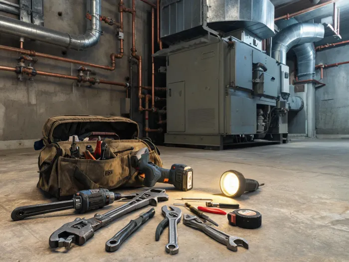 Plumbing and HVAC tool kit